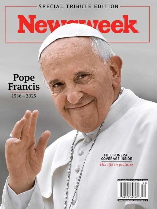 Cover image for Pope Francis 1936-2025 - Newsweek Special Tribute Edition